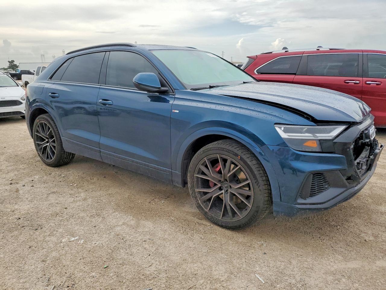 2020 Audi Q8 Premium Plus S-line Blue vin: WA1EVAF12LD026197