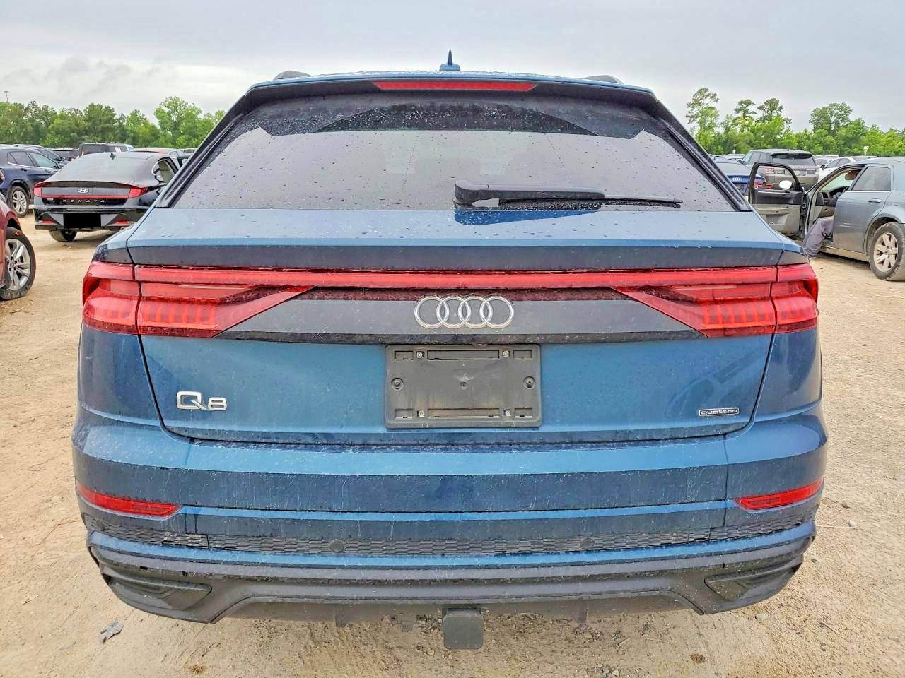 2020 Audi Q8 Premium Plus S-line Blue vin: WA1EVAF12LD026197