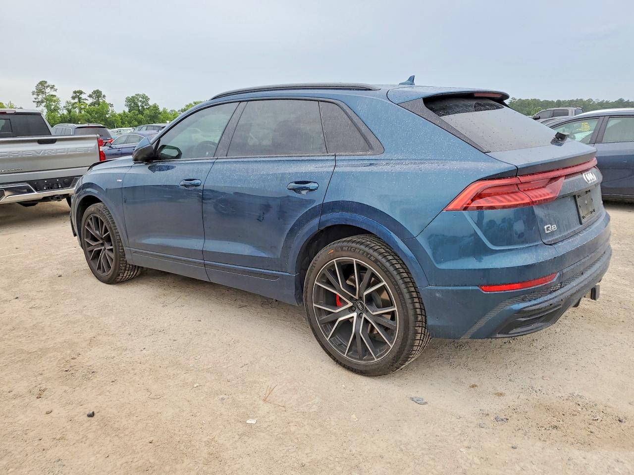 2020 Audi Q8 Premium Plus S-line Blue vin: WA1EVAF12LD026197