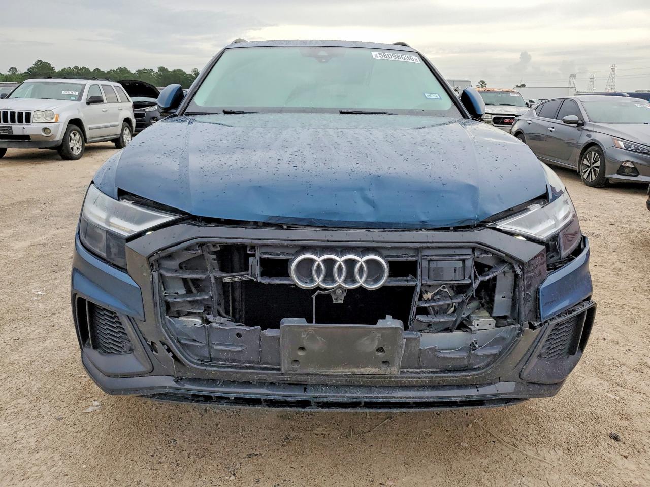 2020 Audi Q8 Premium Plus S-line Blue vin: WA1EVAF12LD026197