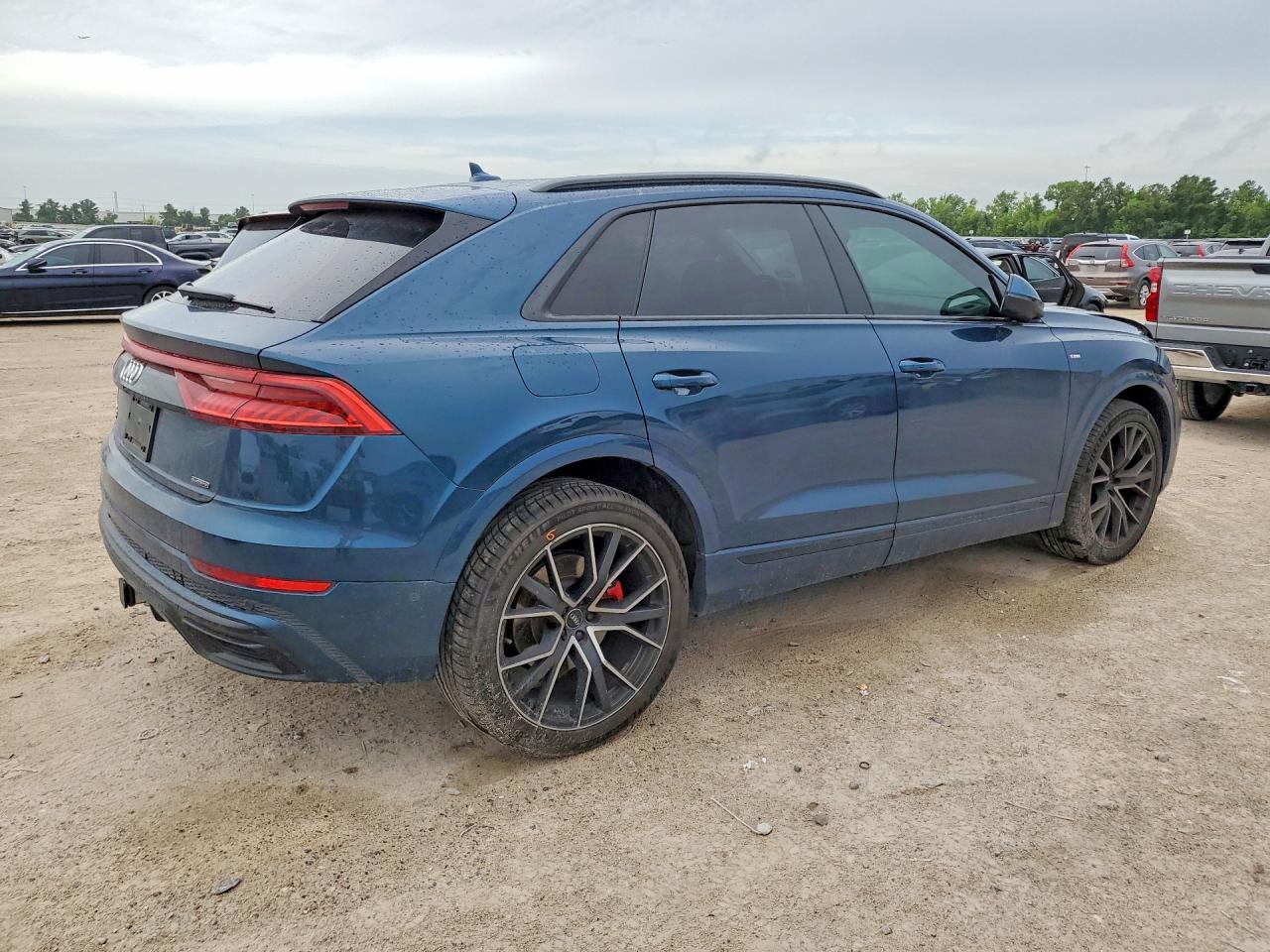 2020 Audi Q8 Premium Plus S-line Blue vin: WA1EVAF12LD026197