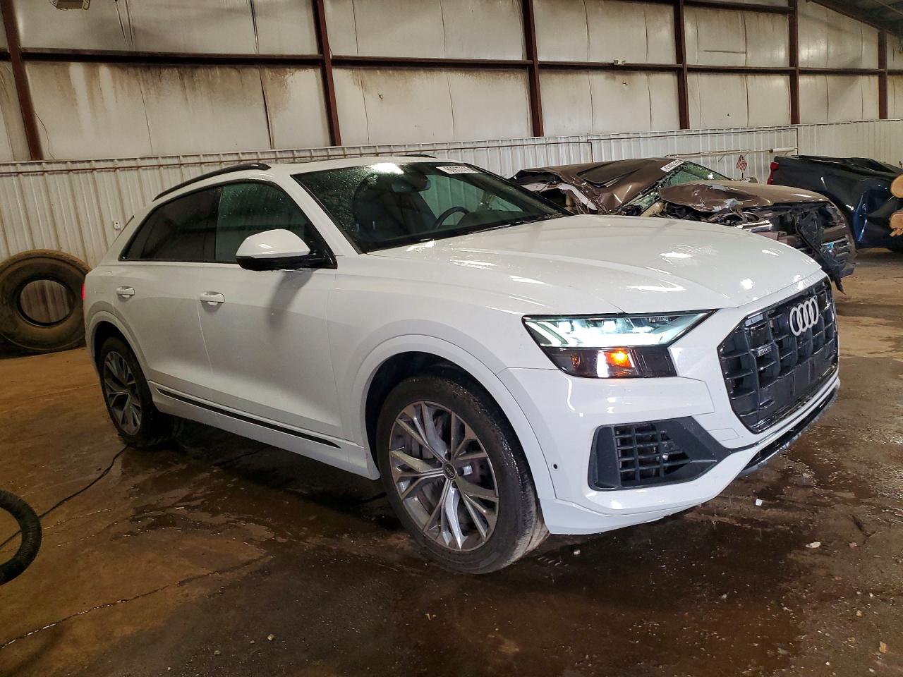 2021 Audi Q8 Premium Plus S-line White vin: WA1EVAF16MD038662