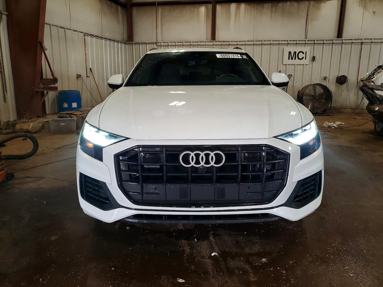 2021 Audi Q8 Premium Plus S-line White vin: WA1EVAF16MD038662