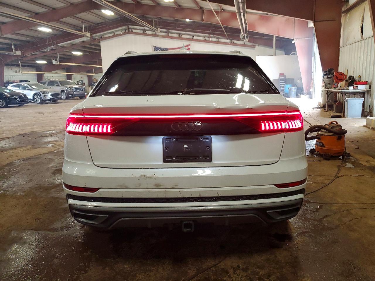 2021 Audi Q8 Premium Plus S-line White vin: WA1EVAF16MD038662