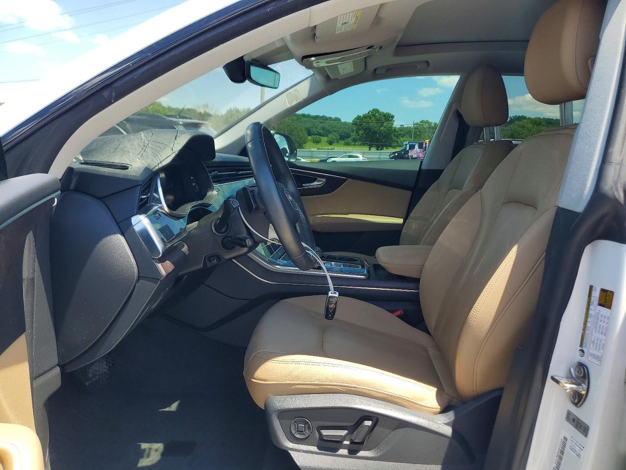 2020 Audi Q8 Premium Plus S-line White vin: WA1EVAF18LD007590