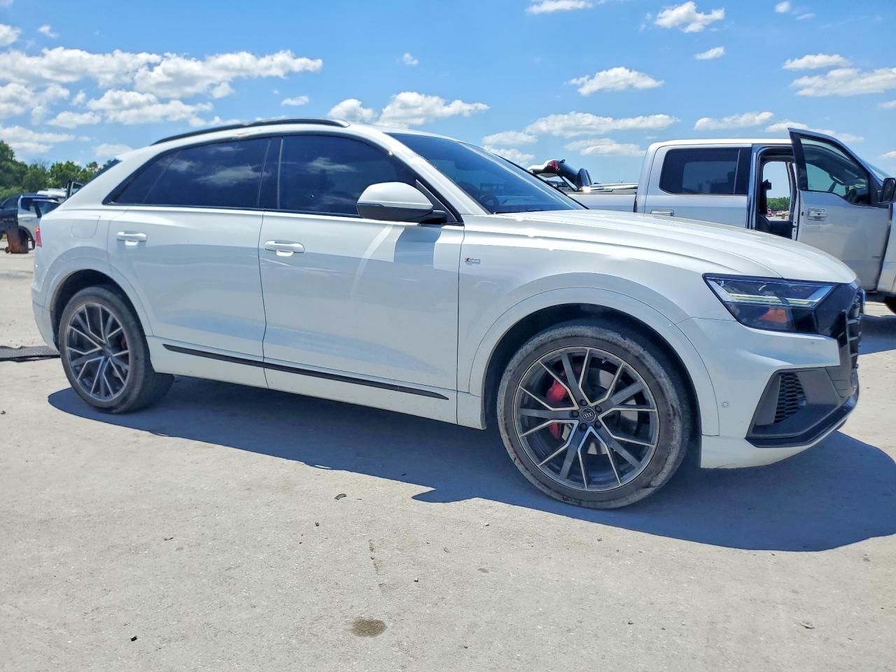 2020 Audi Q8 Premium Plus S-line White vin: WA1EVAF18LD007590