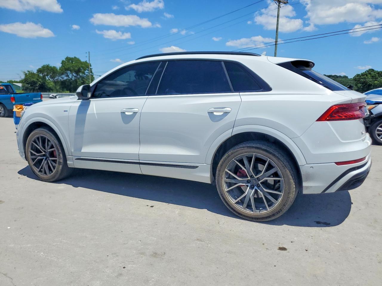 2020 Audi Q8 Premium Plus S-line White vin: WA1EVAF18LD007590