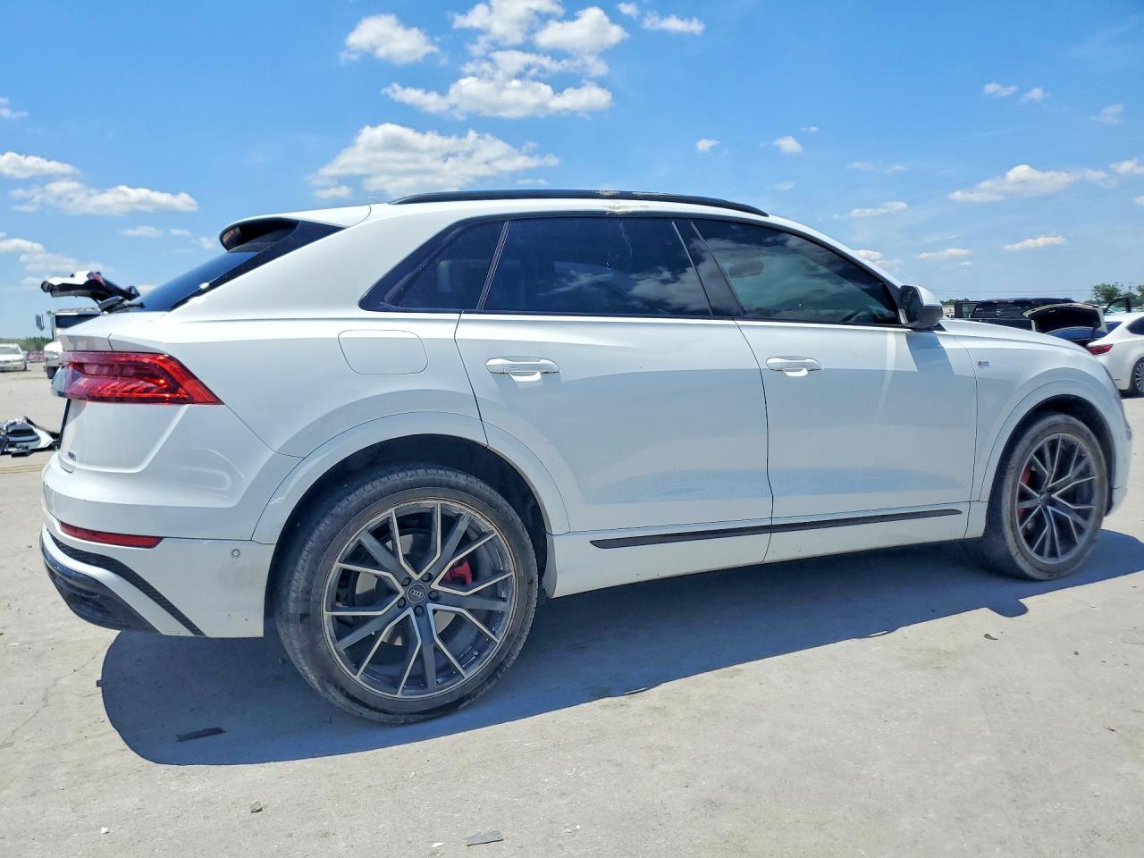 2020 Audi Q8 Premium Plus S-line White vin: WA1EVAF18LD007590