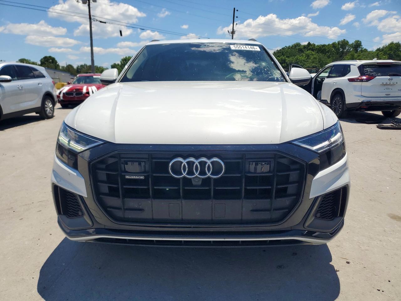 2020 Audi Q8 Premium Plus S-line White vin: WA1EVAF18LD007590