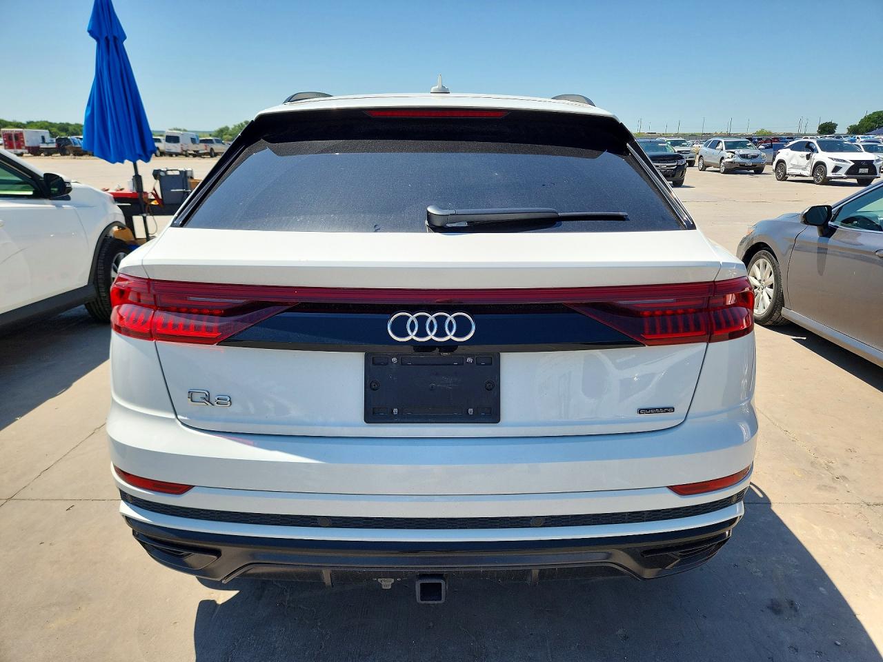 2023 Audi Q8 Premium Plus S-line White vin: WA1EVBF14PD023894