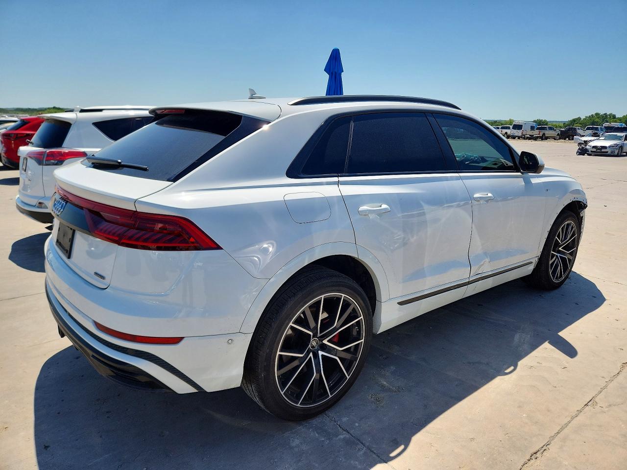 2023 Audi Q8 Premium Plus S-line White vin: WA1EVBF14PD023894