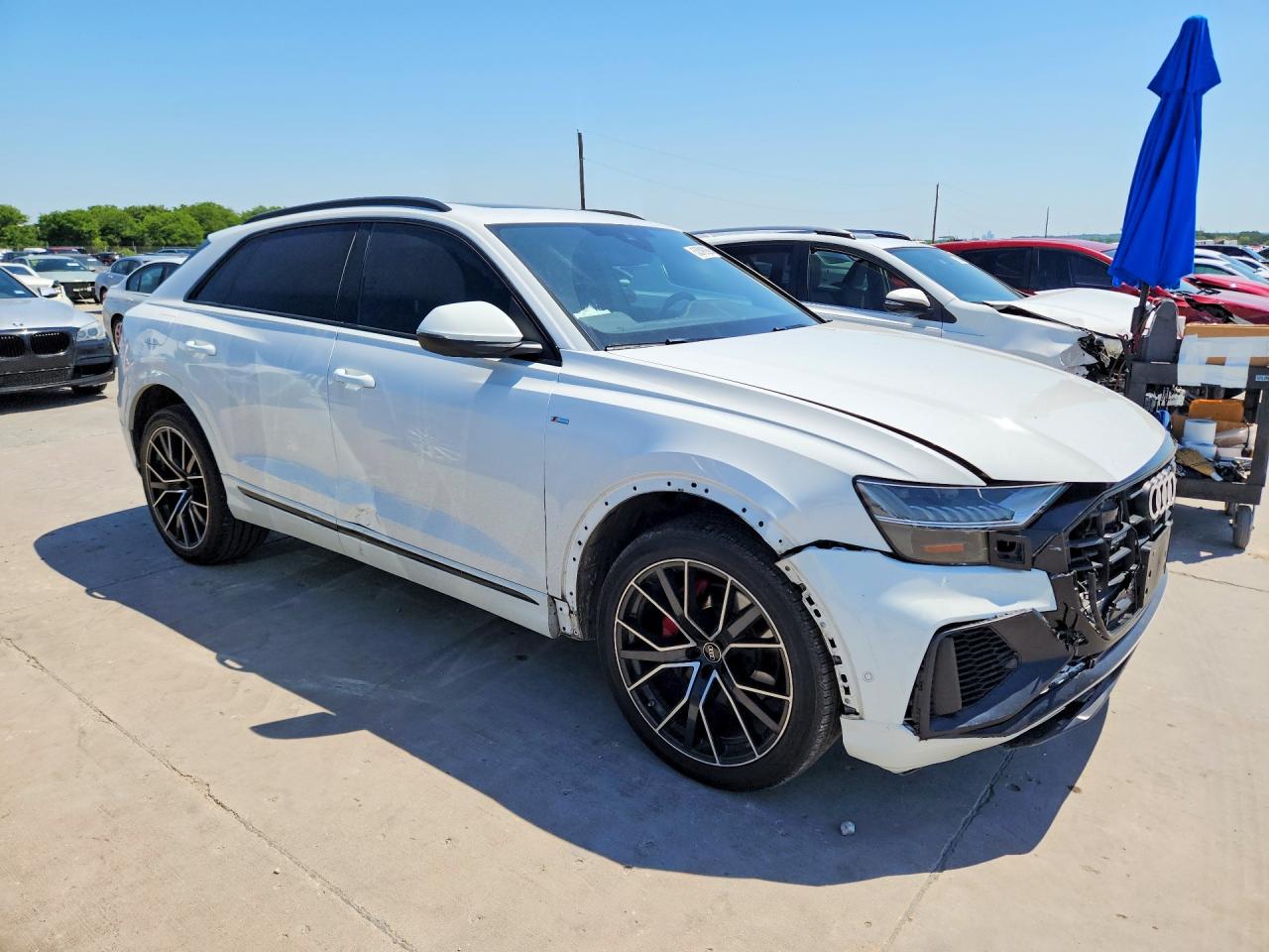 2023 Audi Q8 Premium Plus S-line White vin: WA1EVBF14PD023894