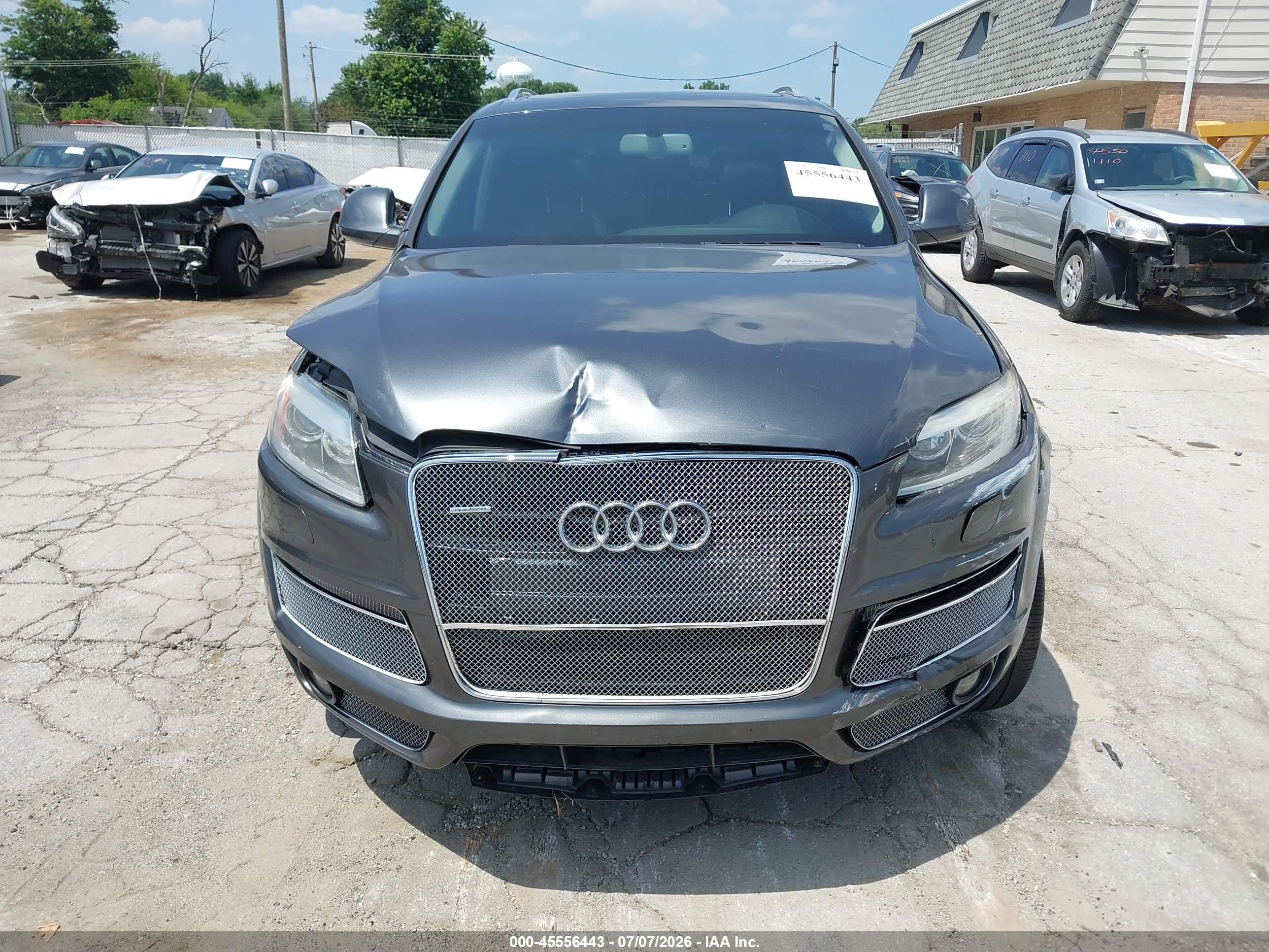 2007 Audi Q7 3.6 Premium Серый vin: WA1EY74L07D072812