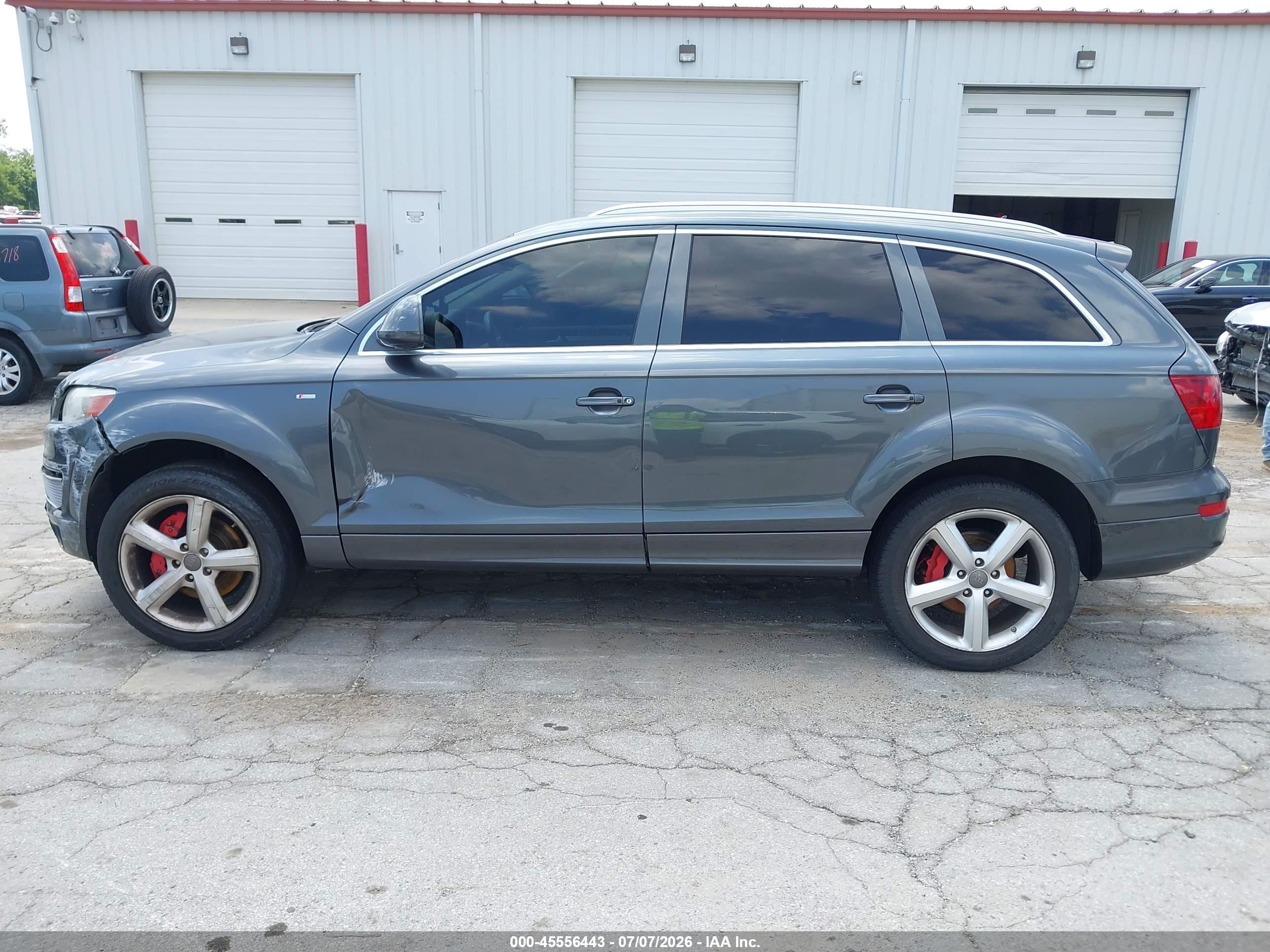 2007 Audi Q7 3.6 Premium Серый vin: WA1EY74L07D072812
