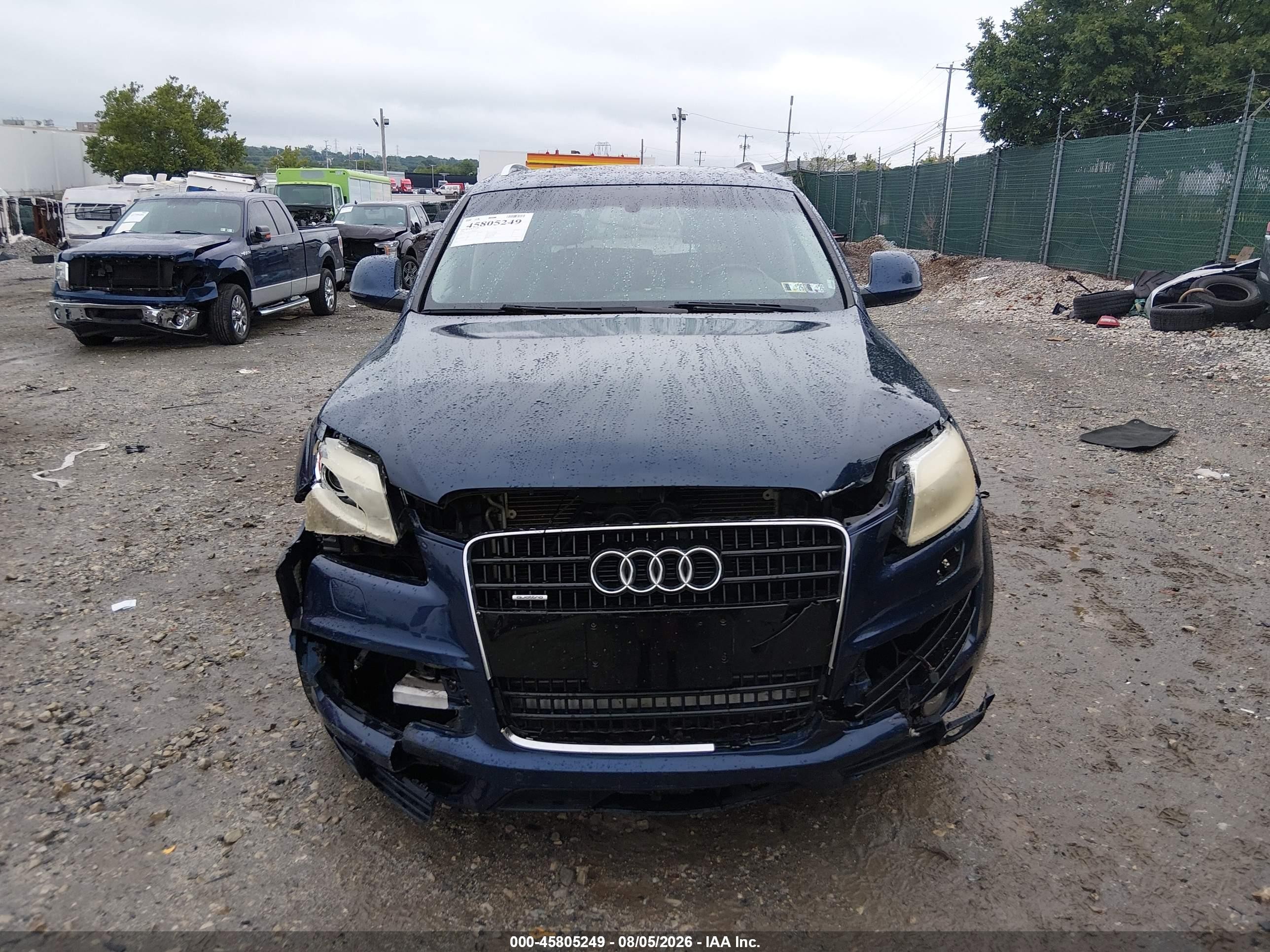 2009 Audi Q7 3.6 Premium Blue vin: WA1EY74L49D001289