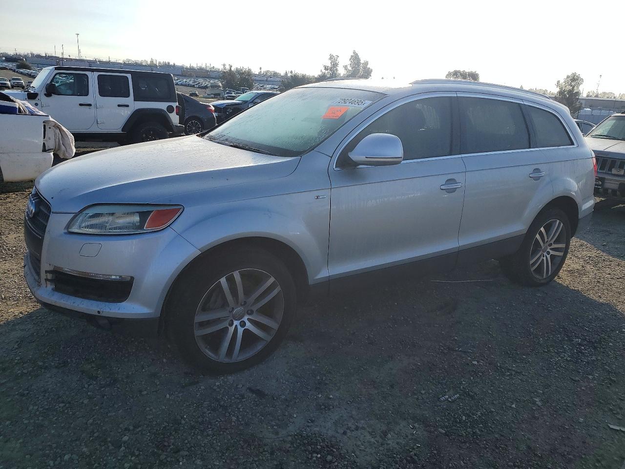 2007 Audi Q7 Silver vin: WA1EY74L77D039659