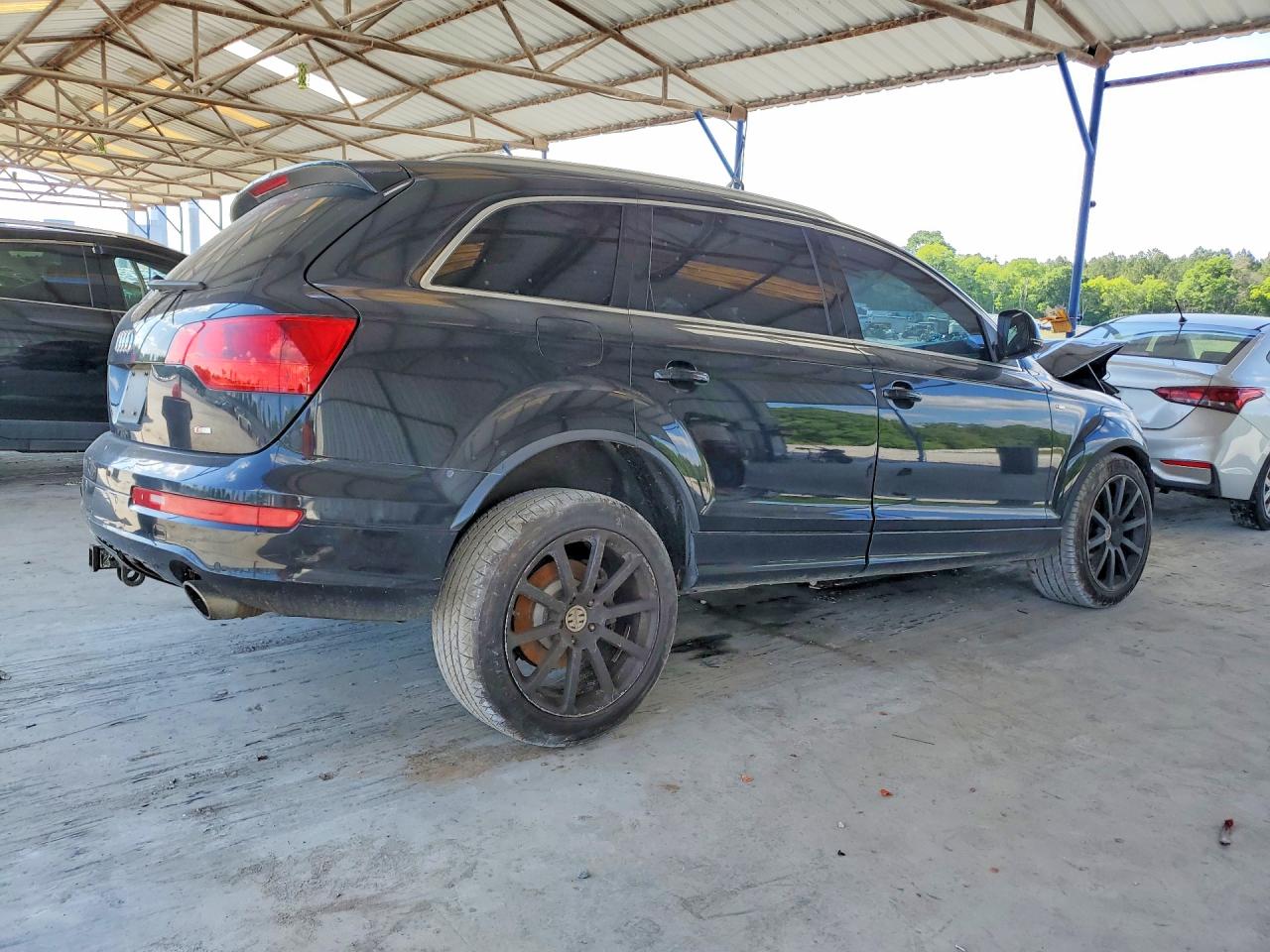 2008 Audi Q7 3.6 Quattro Premium S-line Black vin: WA1EY74L78D010843