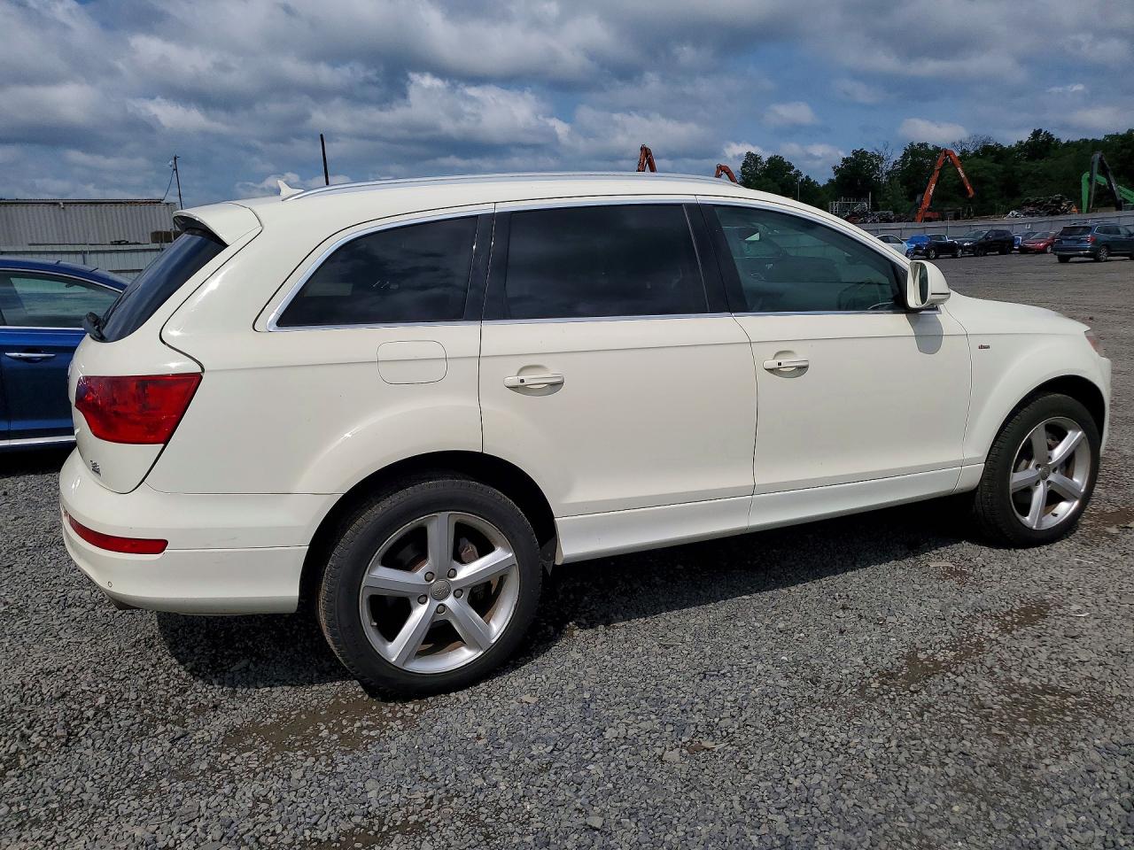 2009 Audi Q7 3.6 Quattro Premium S-line White vin: WA1EY74L99D014779