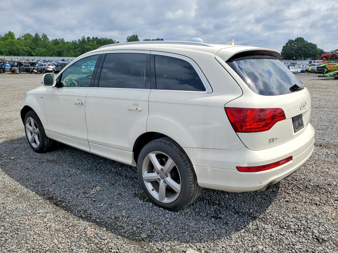2009 Audi Q7 3.6 Quattro Premium S-line White vin: WA1EY74L99D014779