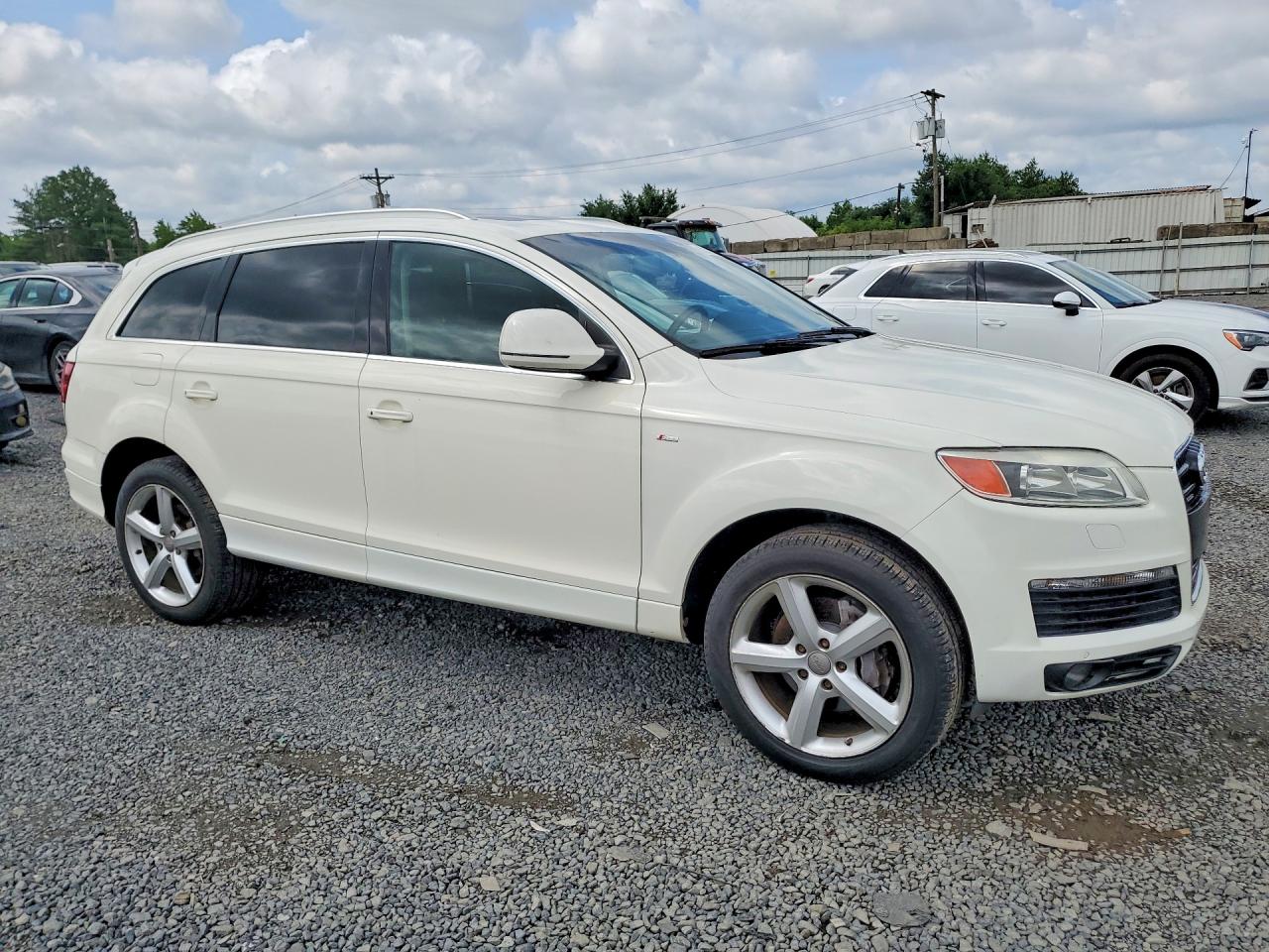 2009 Audi Q7 3.6 Quattro Premium S-line White vin: WA1EY74L99D014779