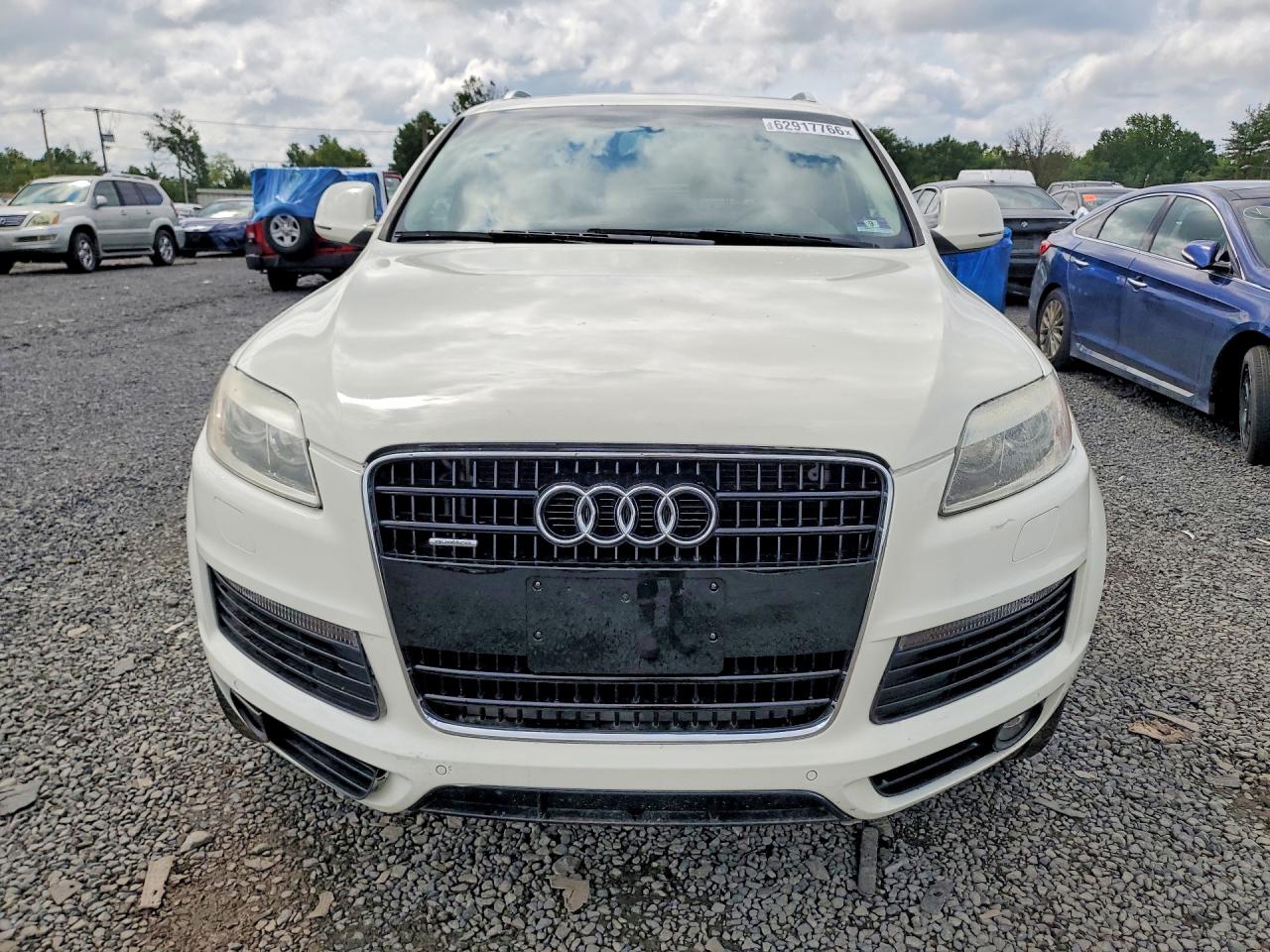 2009 Audi Q7 3.6 Quattro Premium S-line White vin: WA1EY74L99D014779