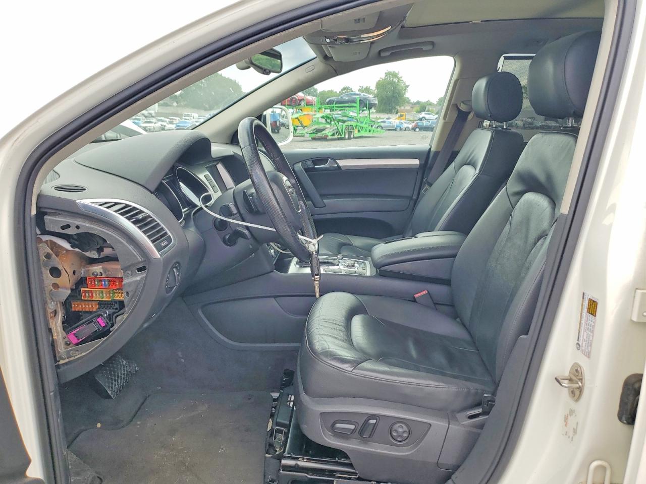 2009 Audi Q7 3.6 Quattro Premium S-line White vin: WA1EY74L99D014779