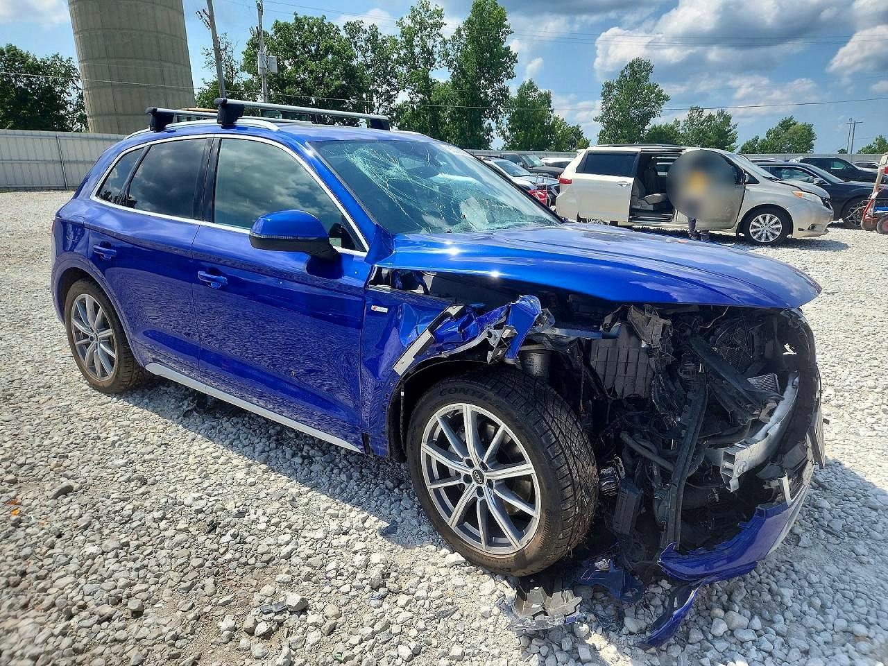 2021 Audi Q5 E Prestige Blue vin: WA1F2AFY8M2062001