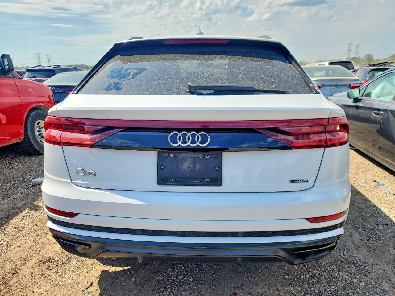 2019 Audi Q8 Prestige S-line White vin: WA1FVAF13KD044579