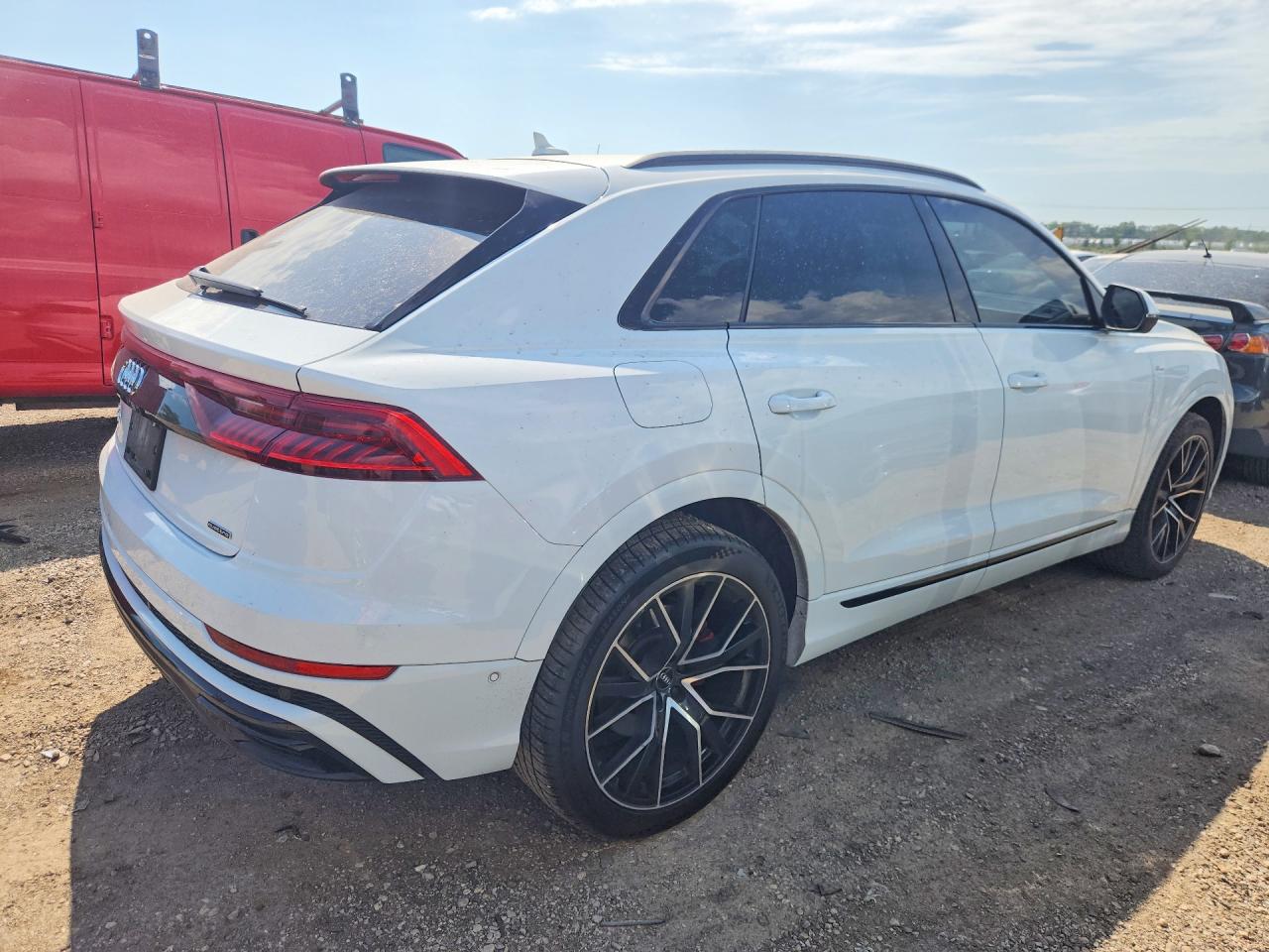 2019 Audi Q8 Prestige S-line White vin: WA1FVAF13KD044579