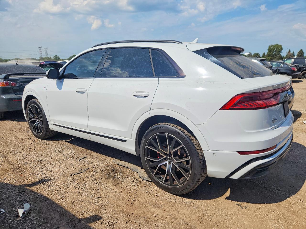 2019 Audi Q8 Prestige S-line White vin: WA1FVAF13KD044579