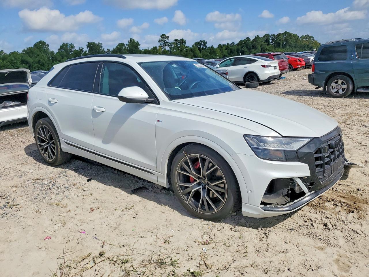 2022 Audi Q8 Prestige S-line White vin: WA1FVBF19ND021916