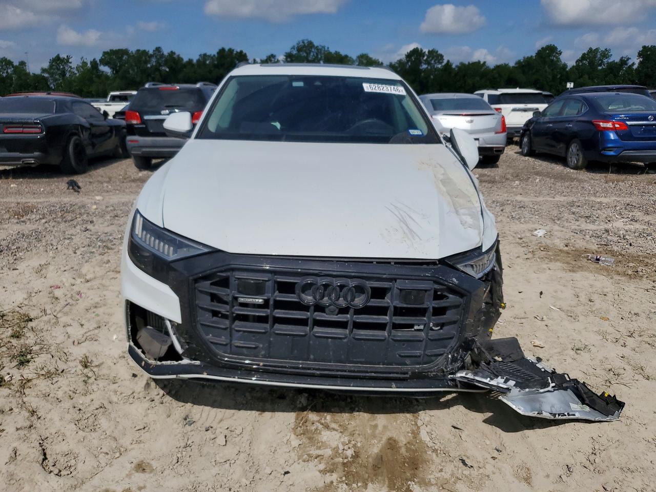 2022 Audi Q8 Prestige S-line White vin: WA1FVBF19ND021916