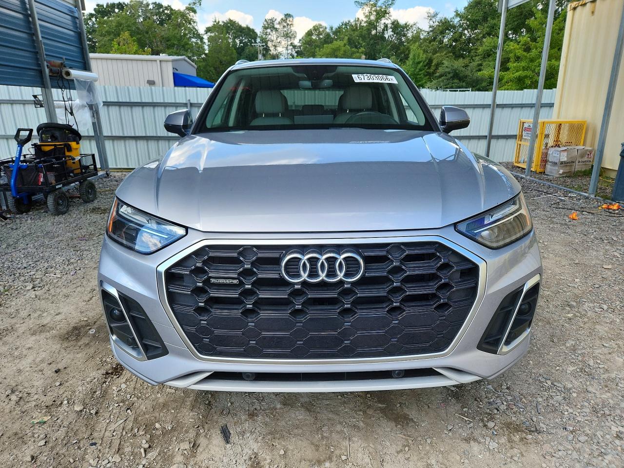 2022 Audi Q5 Premium 45 Silver vin: WA1GAAFY0N2140067
