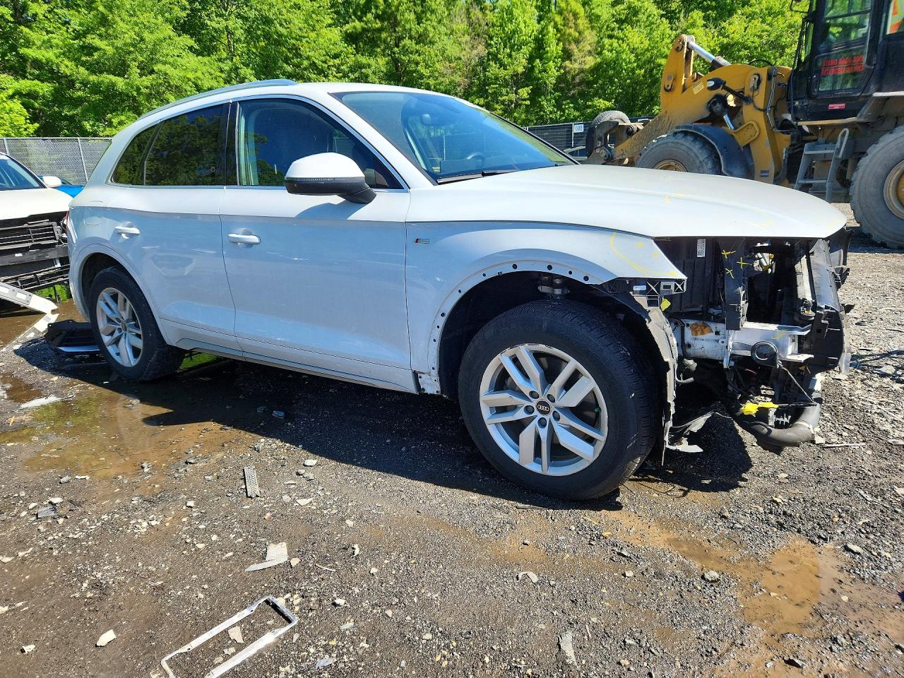 2022 Audi Q5 Premium 45 White vin: WA1GAAFY6N2093465