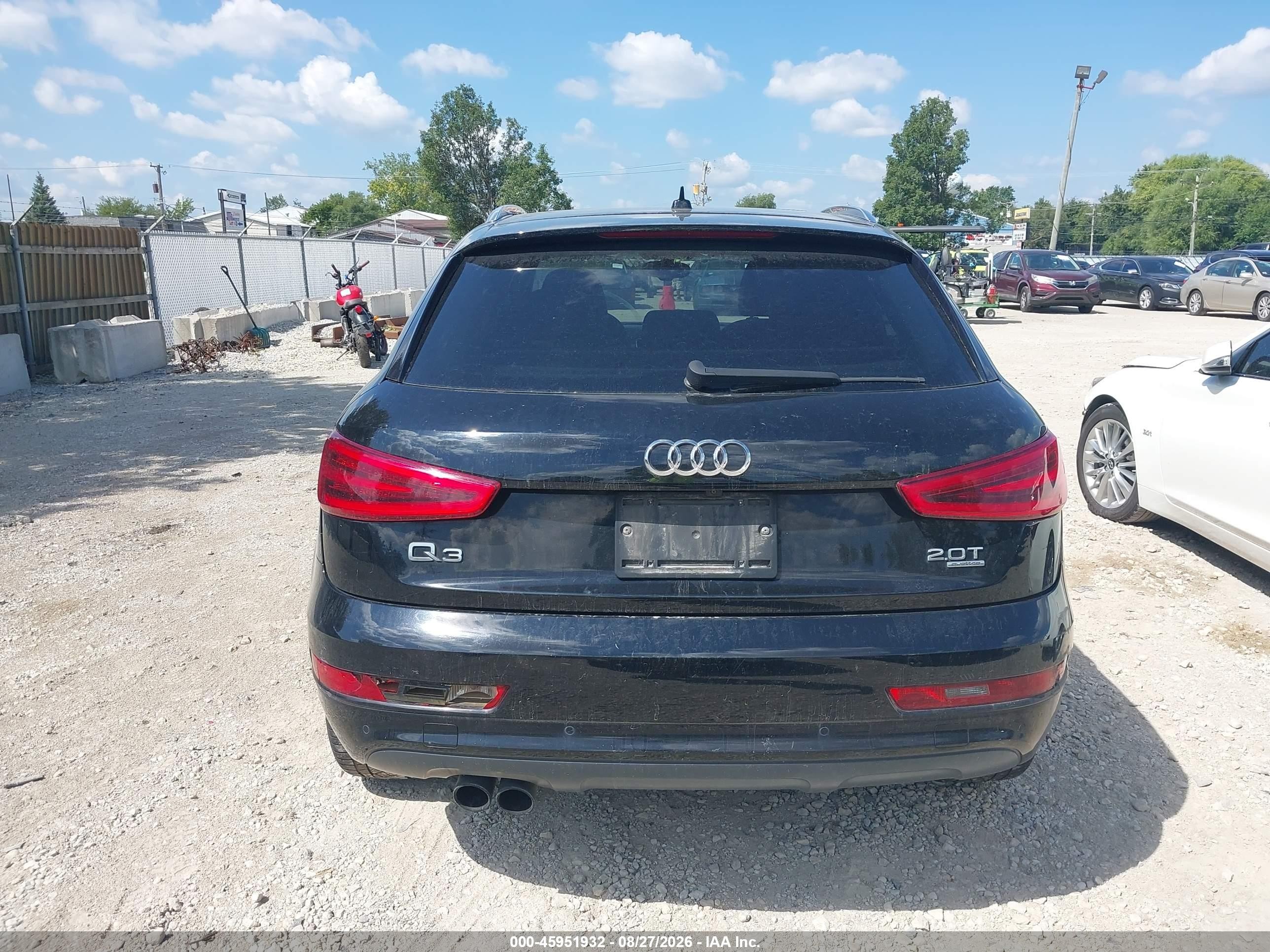 2015 Audi Q3 2.0t Premium Plus Black vin: WA1GFCFS3FR004114
