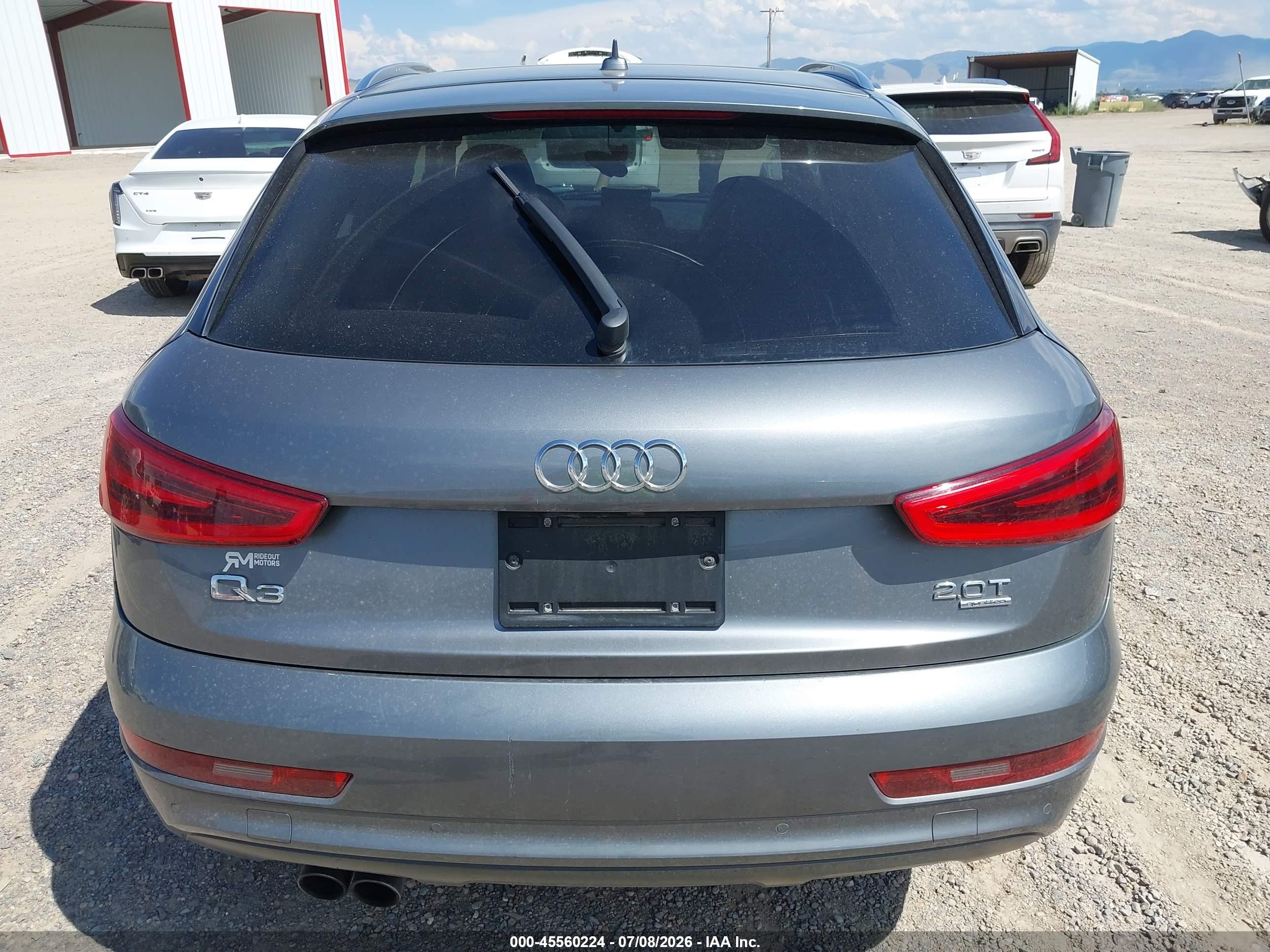 2015 Audi Q3 2.0t Premium Plus Gray vin: WA1GFCFS5FR006110