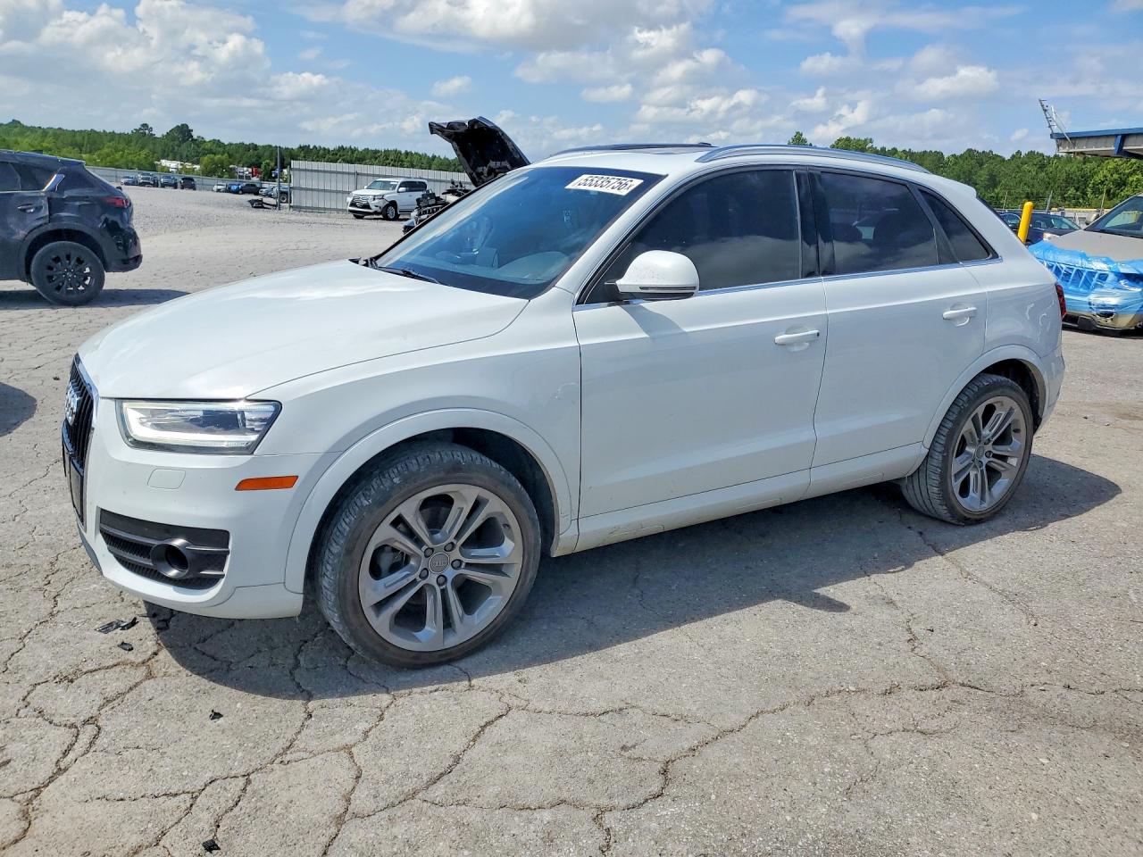 2015 Audi Q3 White vin: WA1GFCFS5FR007693