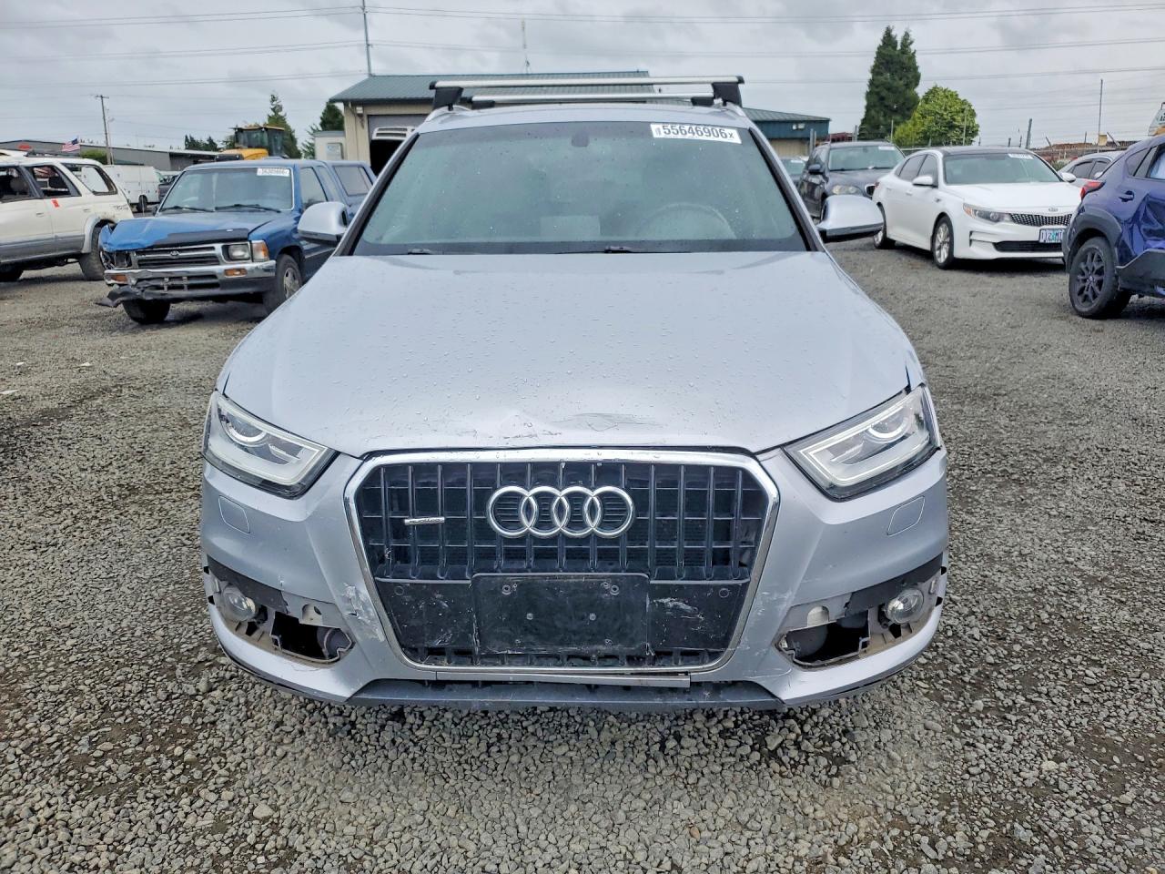2015 Audi Q3 Prestige Silver vin: WA1GFCFS6FR010277