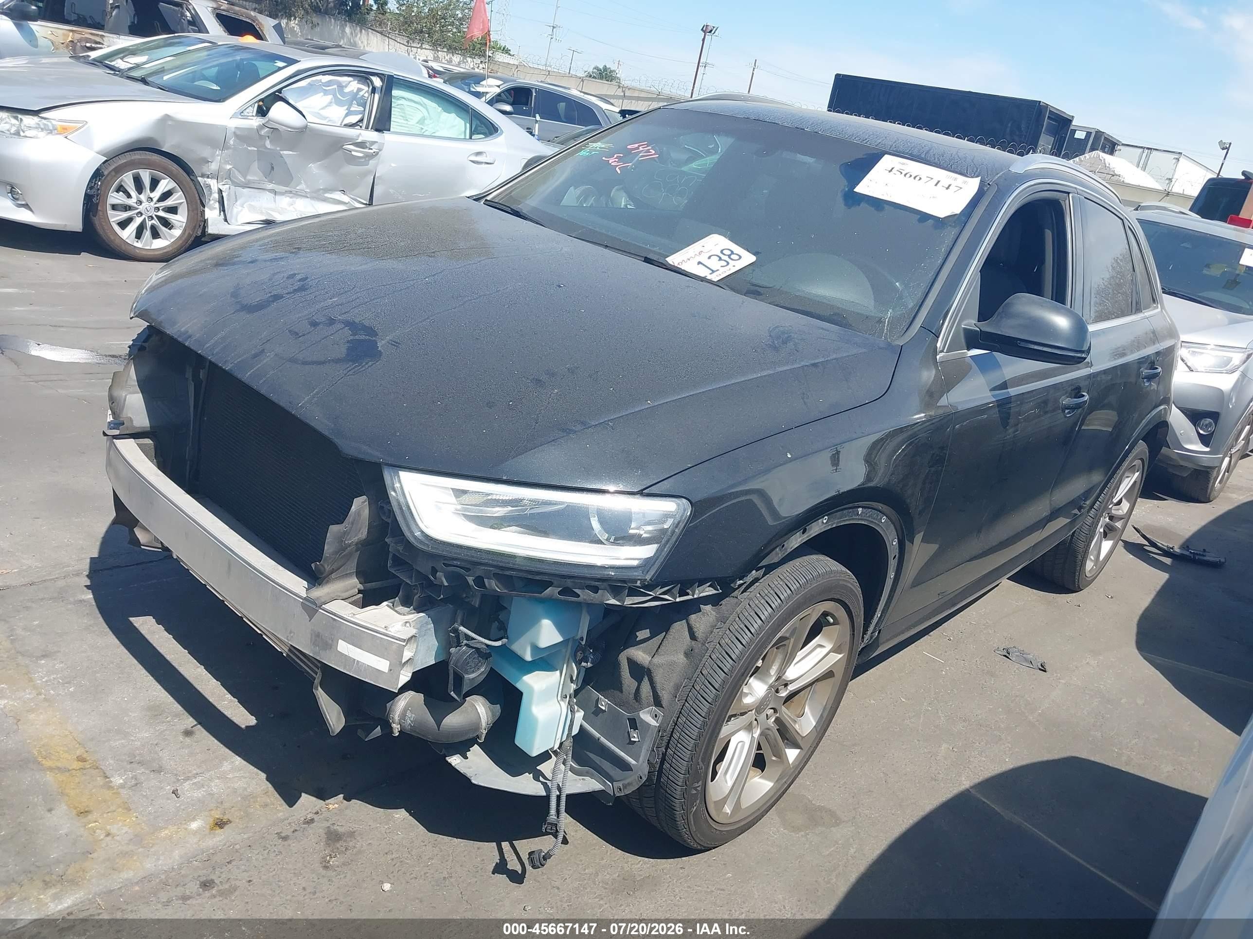 2015 Audi Q3 2.0t Premium Plus Black vin: WA1GFCFS8FR013701