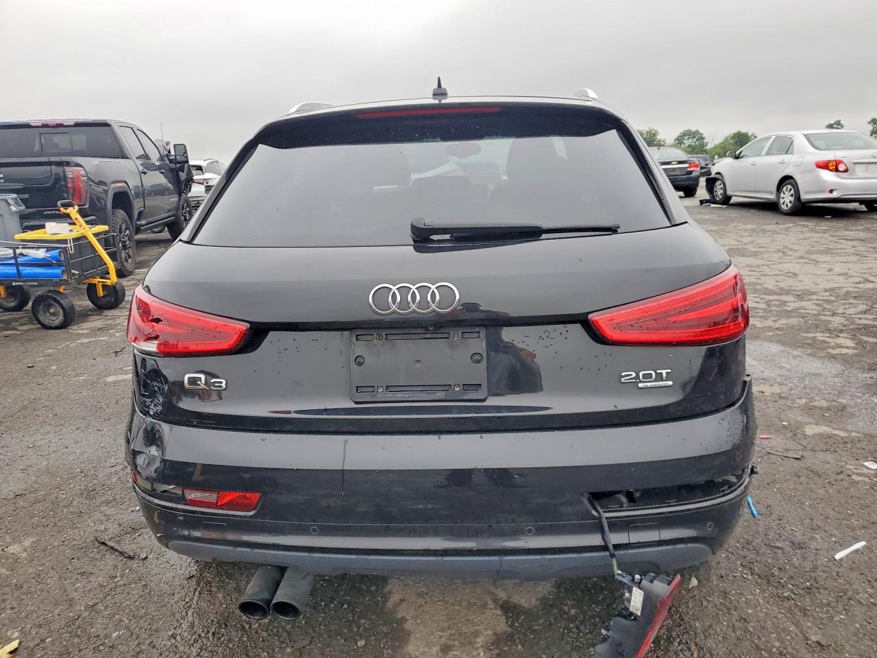 2015 Audi Q3 Black vin: WA1GFCFSXFR004756
