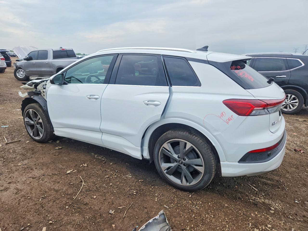 2022 Audi Q4 E-tron Premium Plus White vin: WA1H2BFZ5NP030408