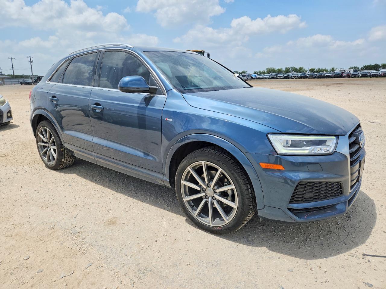 2018 Audi Q3 Premium Plus Blue vin: WA1HCCFS9JR023014