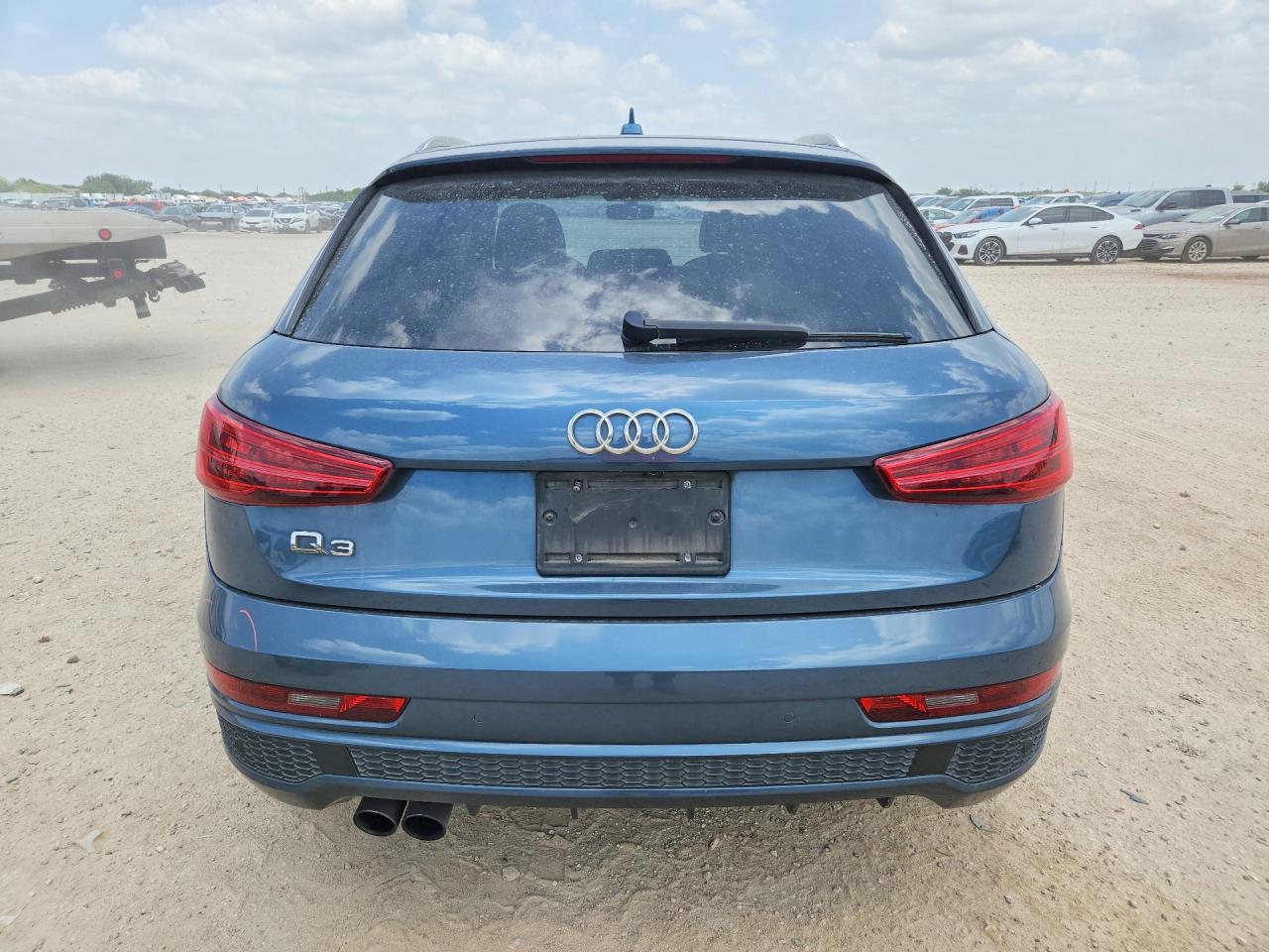 2018 Audi Q3 Premium Plus Blue vin: WA1HCCFS9JR023014