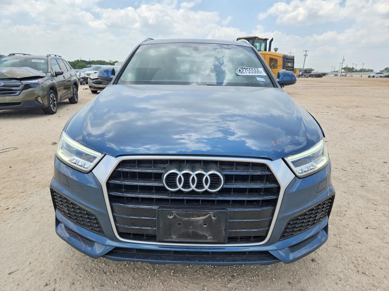 2018 Audi Q3 Premium Plus Blue vin: WA1HCCFS9JR023014