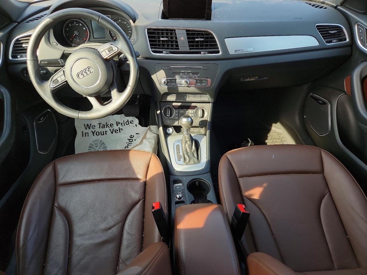 2018 Audi Q3 Premium Plus White vin: WA1JCCFS4JR032494