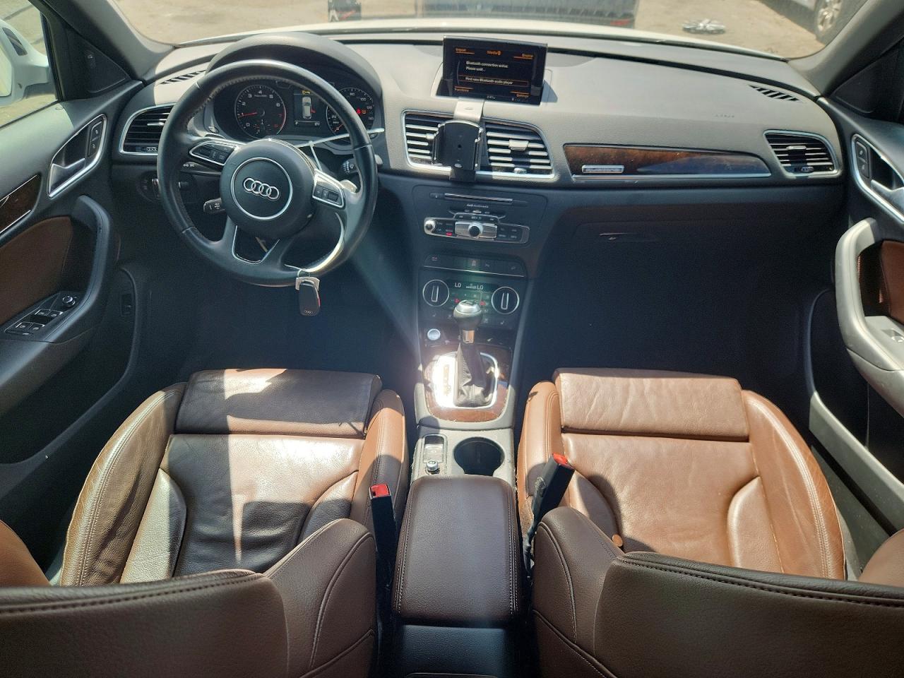 2018 Audi Q3 Premium Plus White vin: WA1JCCFSXJR012945
