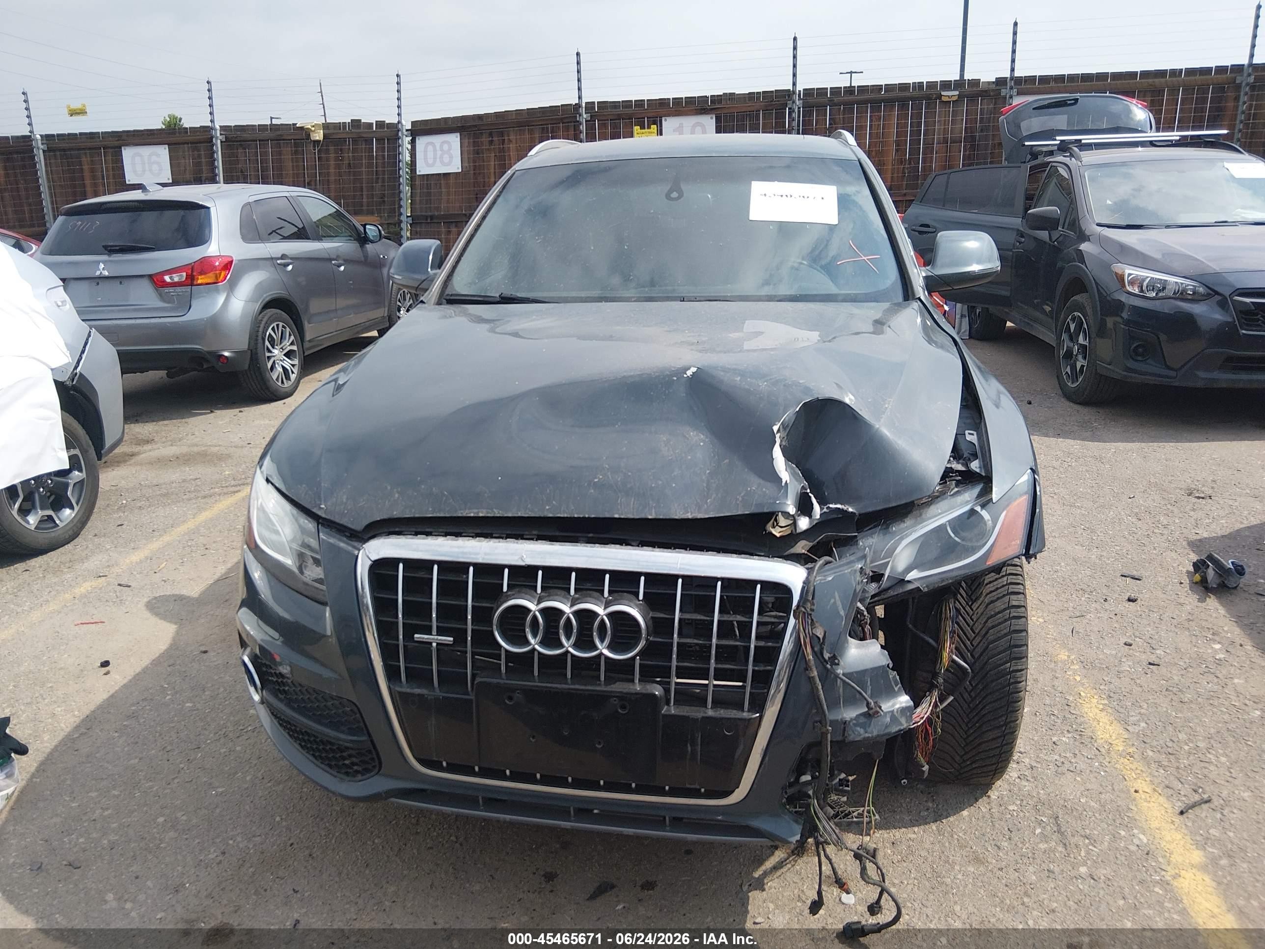 2009 Audi Q5 3.2 Premium Gray vin: WA1KK78R39A029296