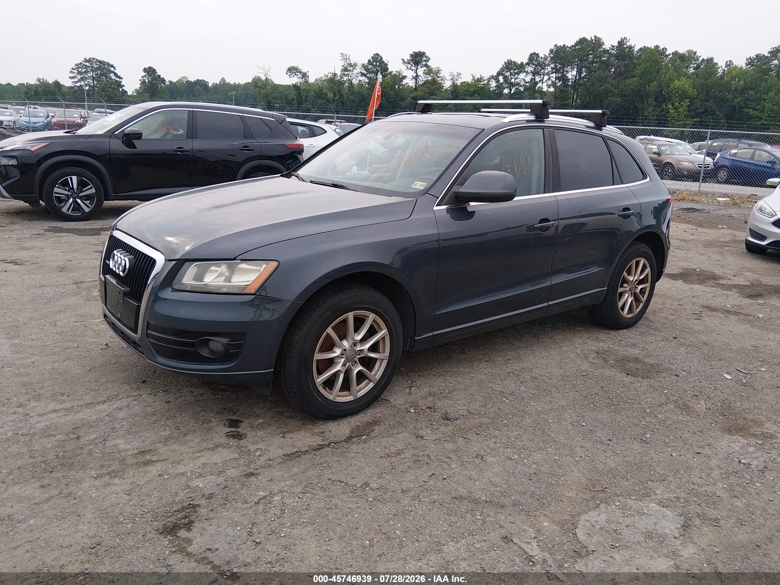 2009 Audi Q5 3.2 Premium Gray vin: WA1KK78R69A041927