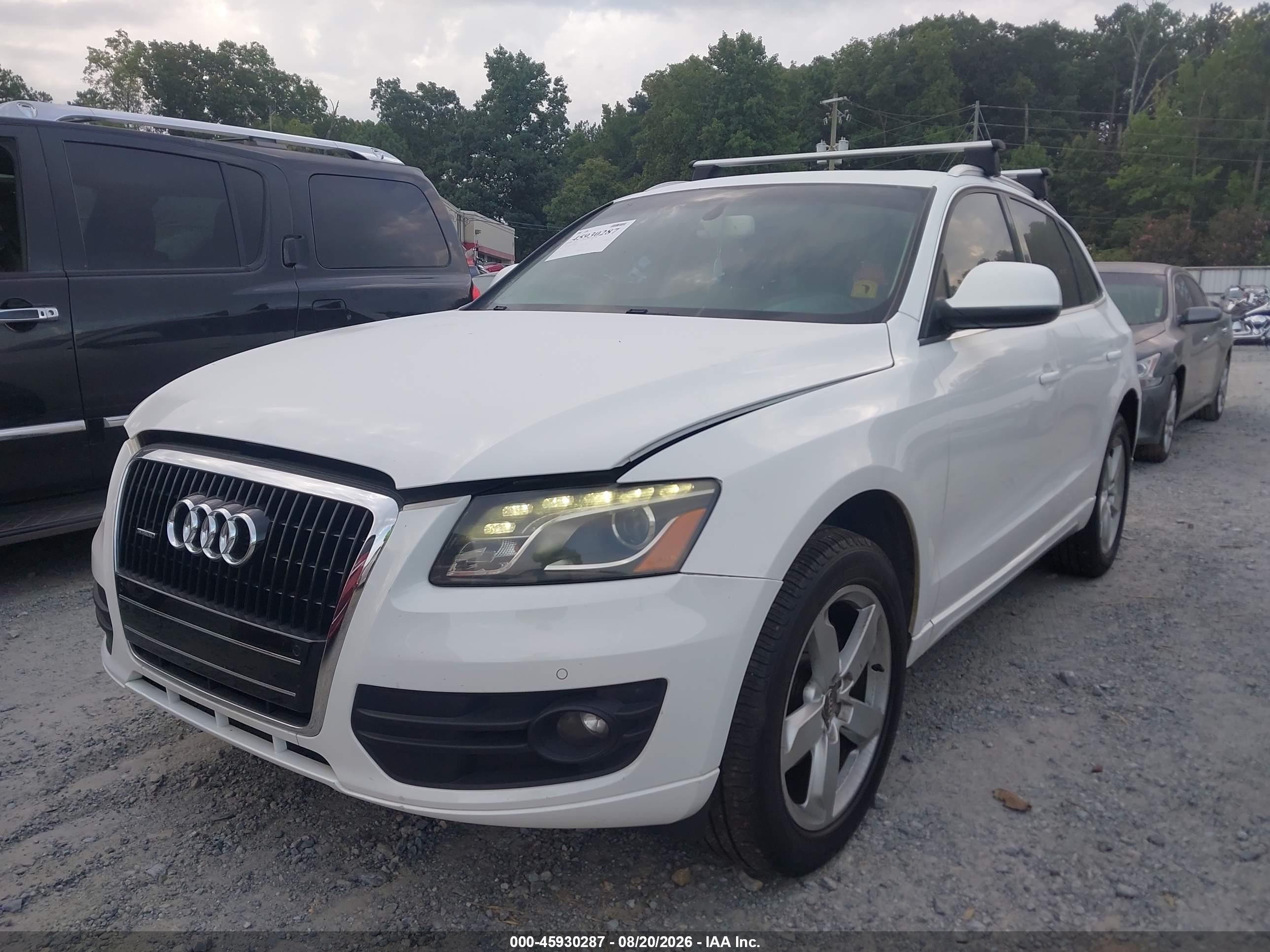 2009 Audi Q5 3.2 Premium White vin: WA1KK78R79A009665