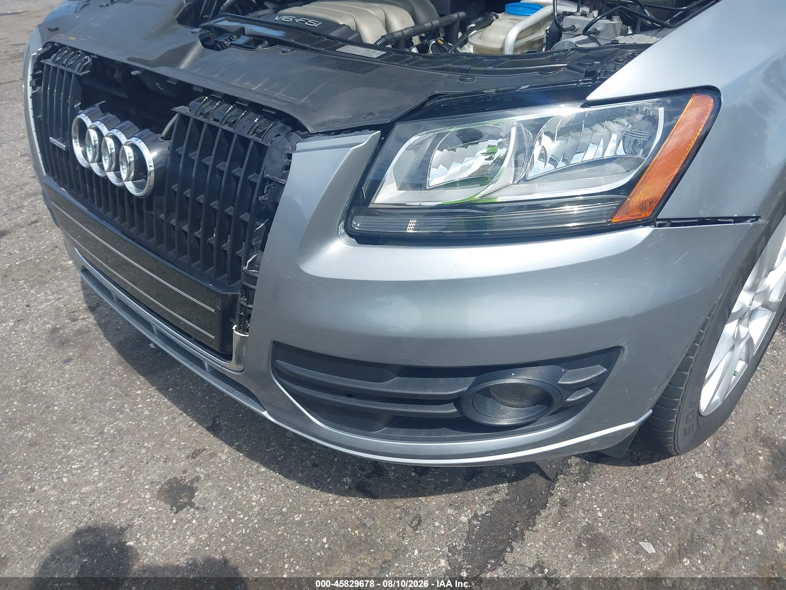 2009 Audi Q5 3.2 Premium Серебряный vin: WA1KK78RX9A031823